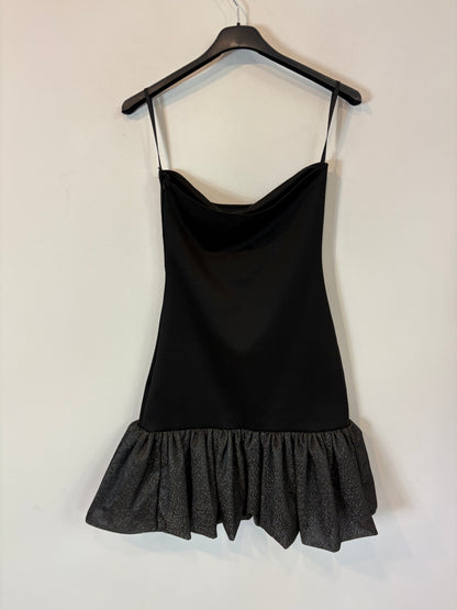 BOMBOM. Vestido palabra de honor volante. T XS