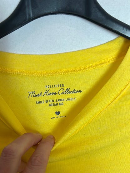 HOLLISTER. Camiseta amarilla . T S