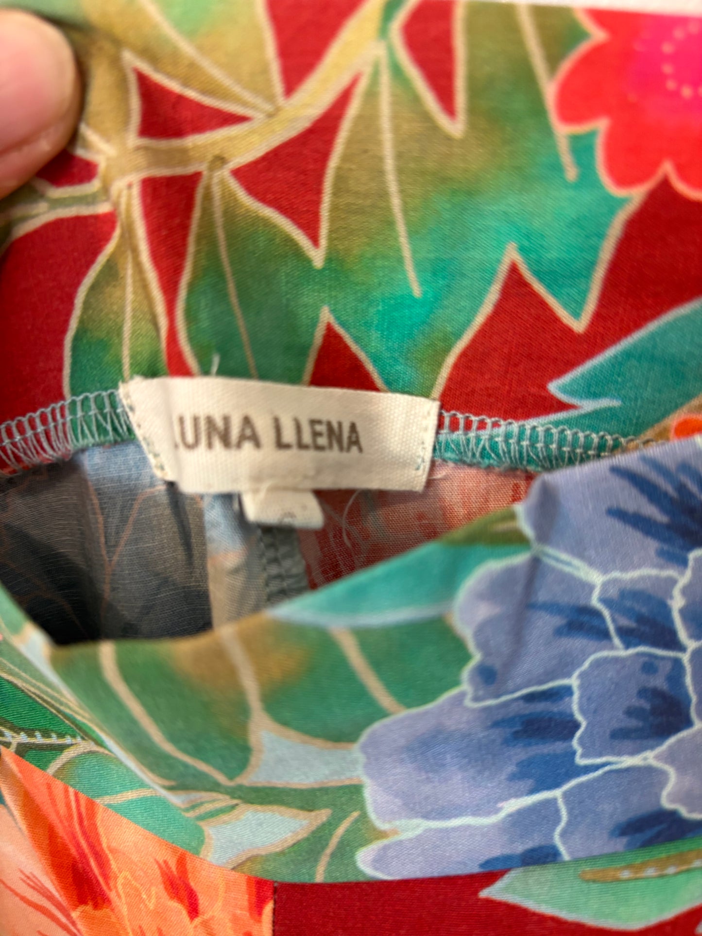 LUNA LLENA. pantalón fluido flores