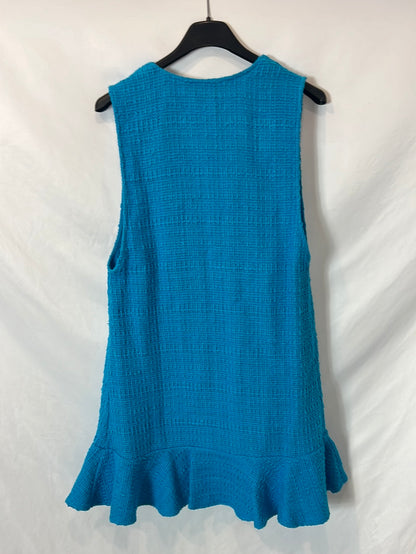ZARA. Vestido corto tweed. T S