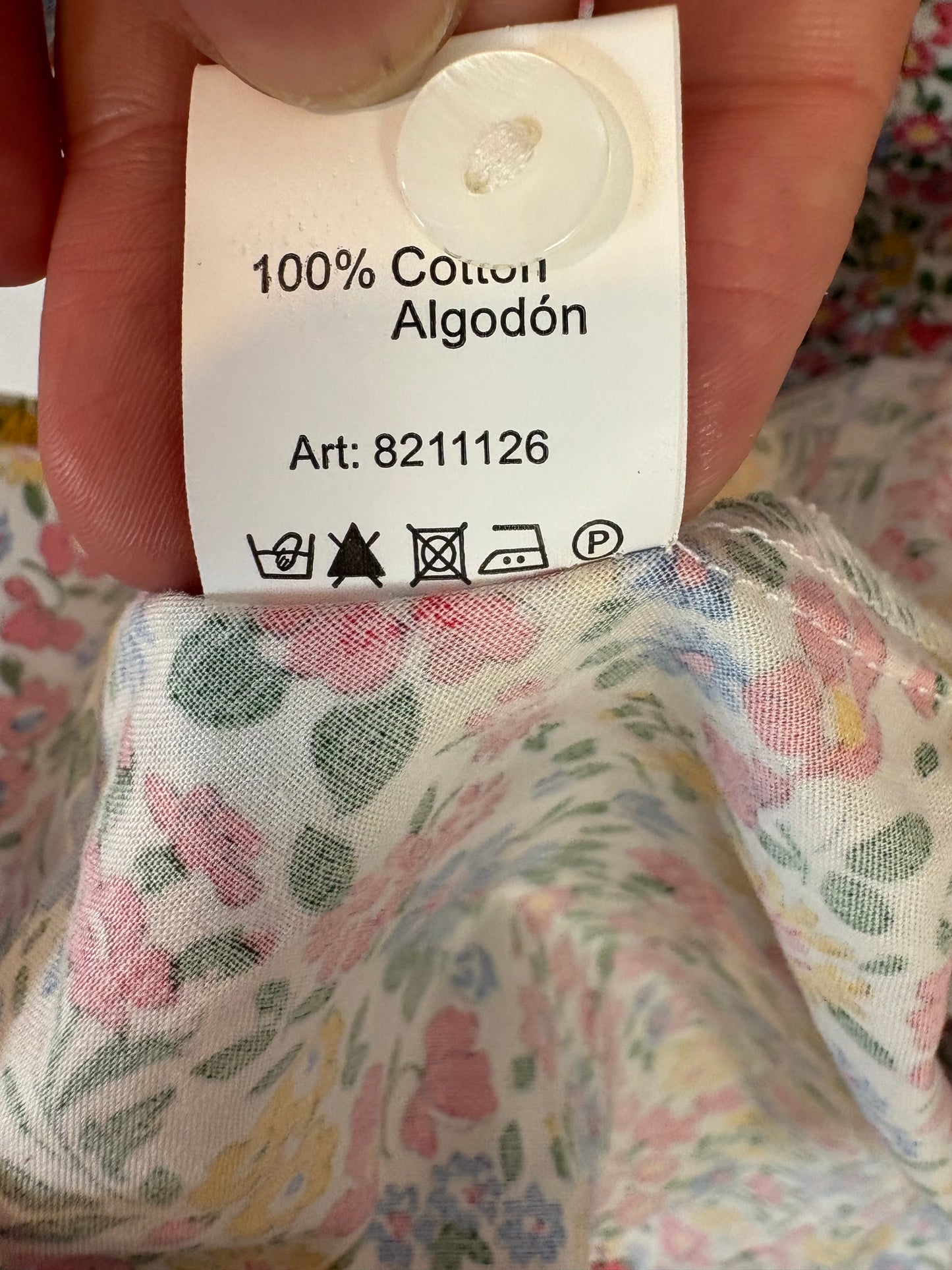 OTHERS. Short floral print dress. Size L