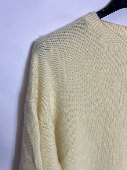 ZARA. Jersey amarillo cashmere . T S