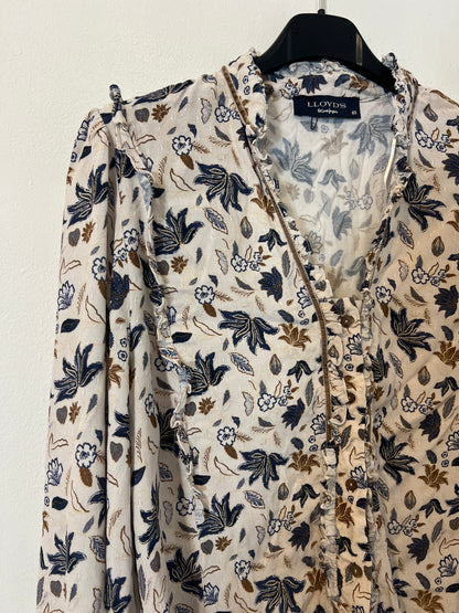 LLOYD´S. Blusa fluida estamapda