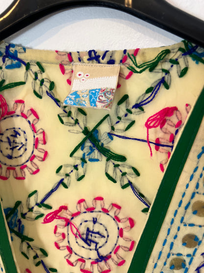 OTRAS. Kimono multicolor bordado TU(s/m)