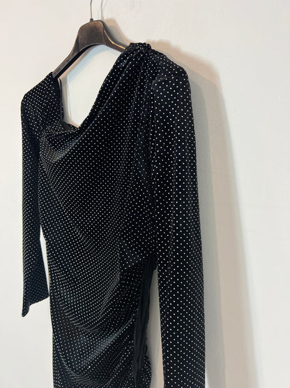 ZARA. Vestido corto tachuelas. T S