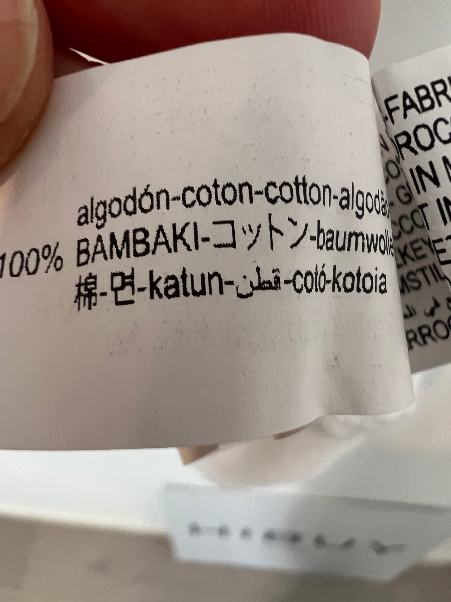 ZARA. Top blanco algodón. T L