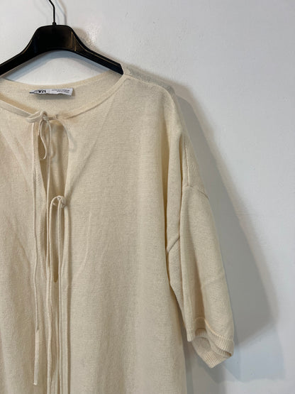 ZARA. Beige knit dress, size xs/s