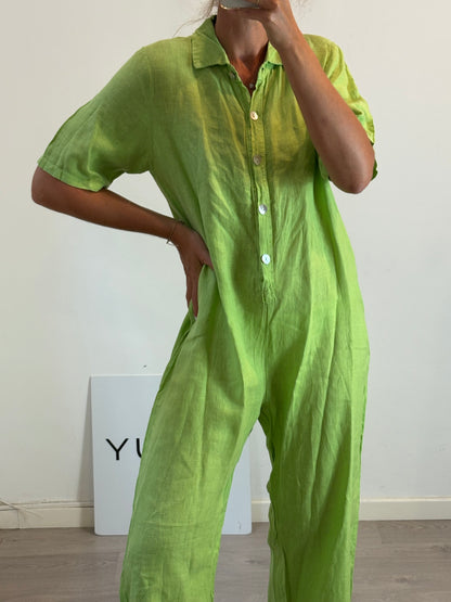 OTRAS. Mono verde lino. T. M