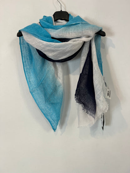 ADOLFO DOMINGUEZ. Two-tone linen scarf