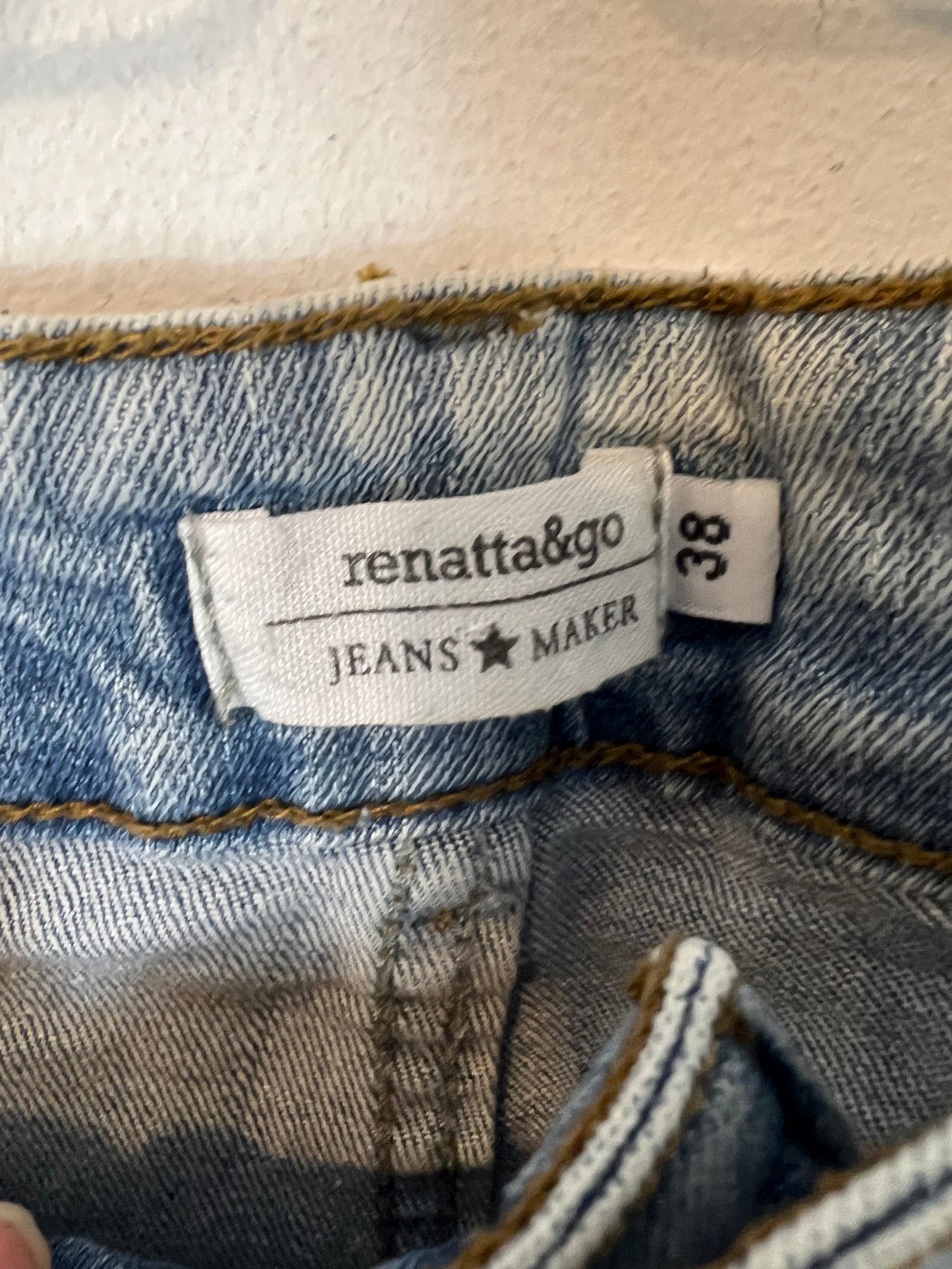 RENATTA&GO. Denim recto cargo. T 38