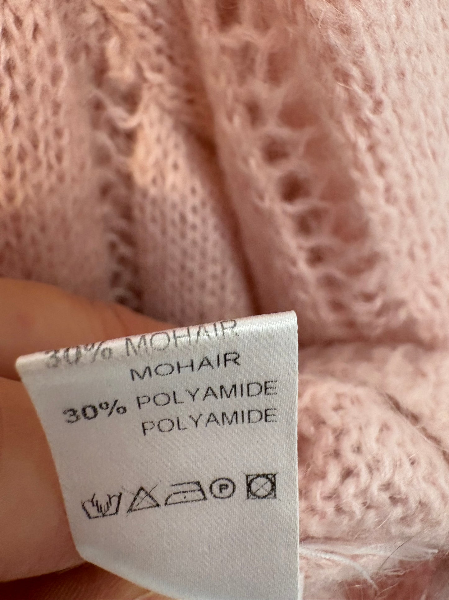 ZARA. Black stretch knit top. TL