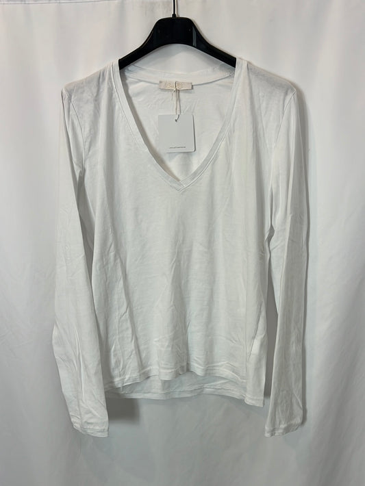CARLOTA&amp;CO. Basic white T-shirt Tu(m)