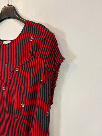 ISABEL MARANT ÉTOILE. Striped shirt with collar and cuff detail. TS
