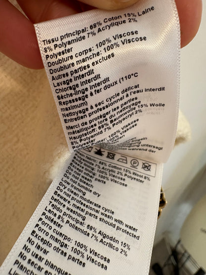 BA&SH. Chaqueta tweed botones relieve