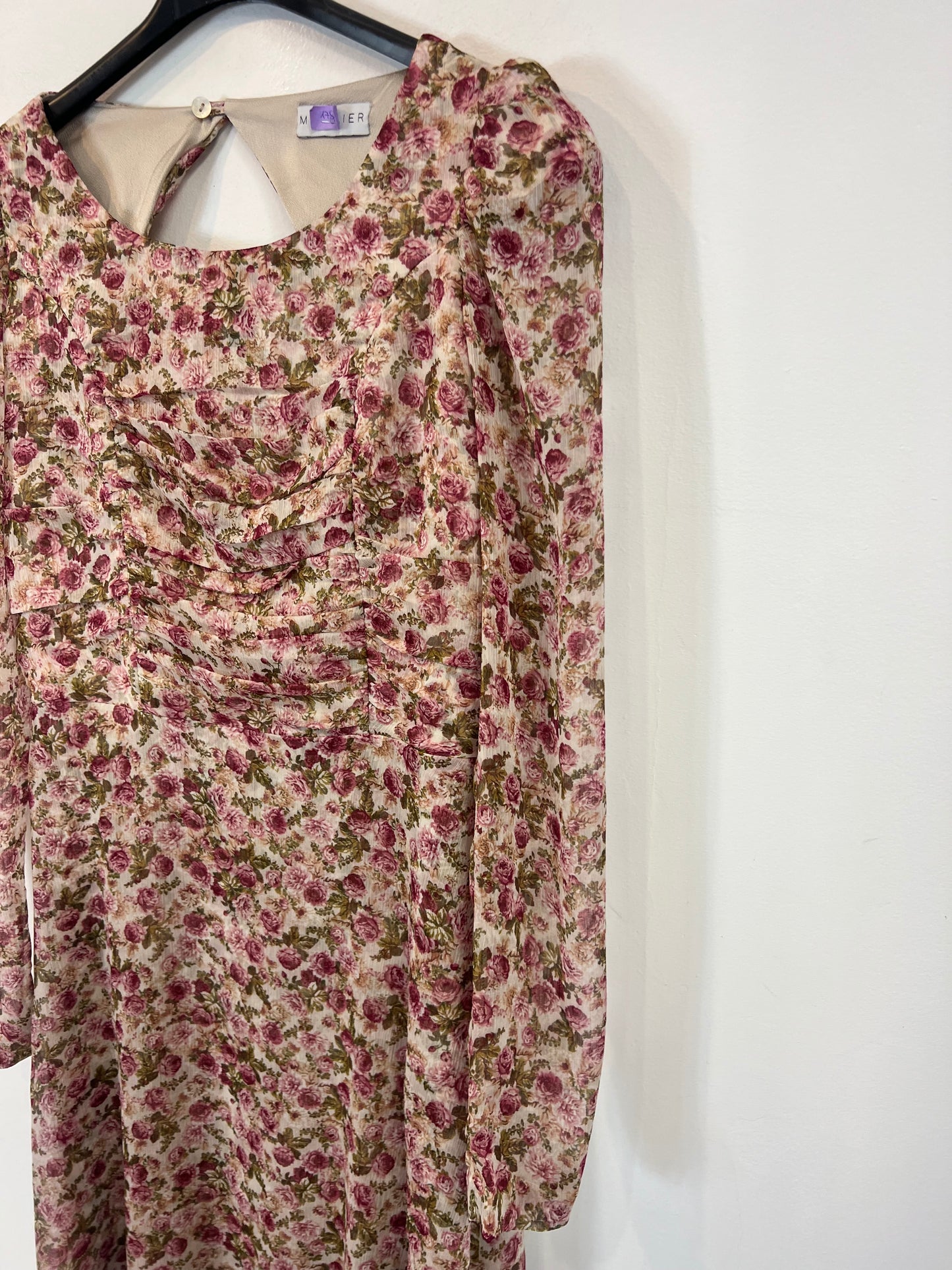 MATELIER. Vestido largo estampado flores. T S