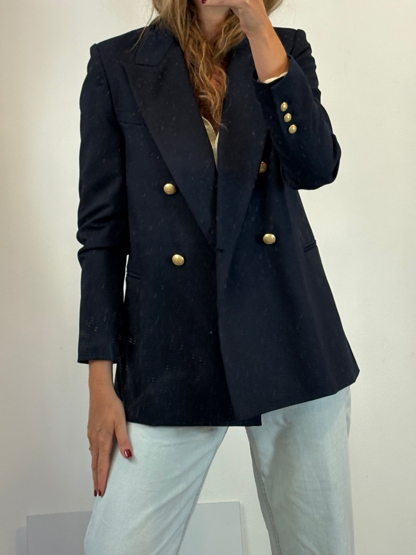 LLOYD´S . Blazer azul botones dorados