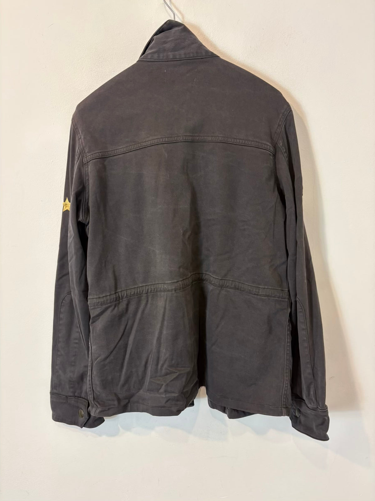 REIKO. Chaqueta azul estilo militar bordados