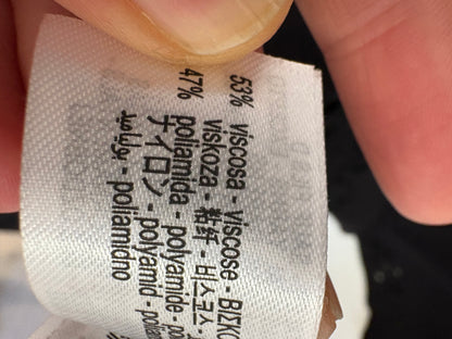 ZARA. Vestido negro punto elástico