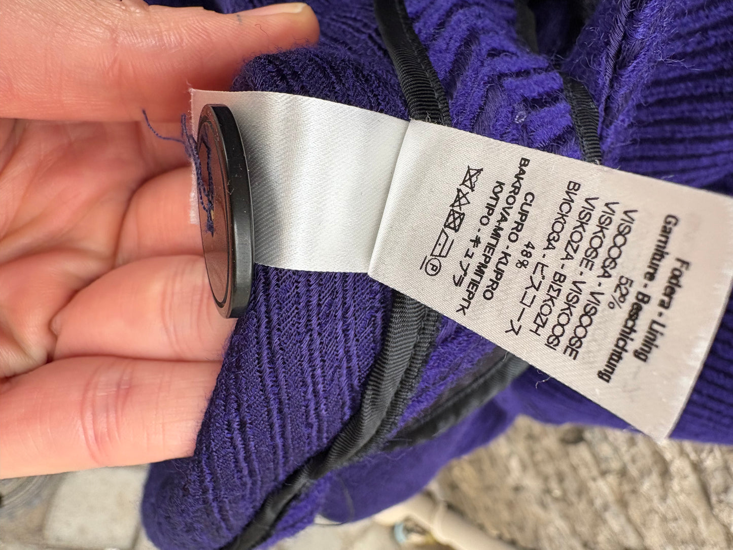 FORTE FORTE. Abrigo largo mezcla