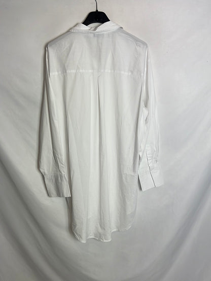 JDY. Camisa blanca larga. T 36