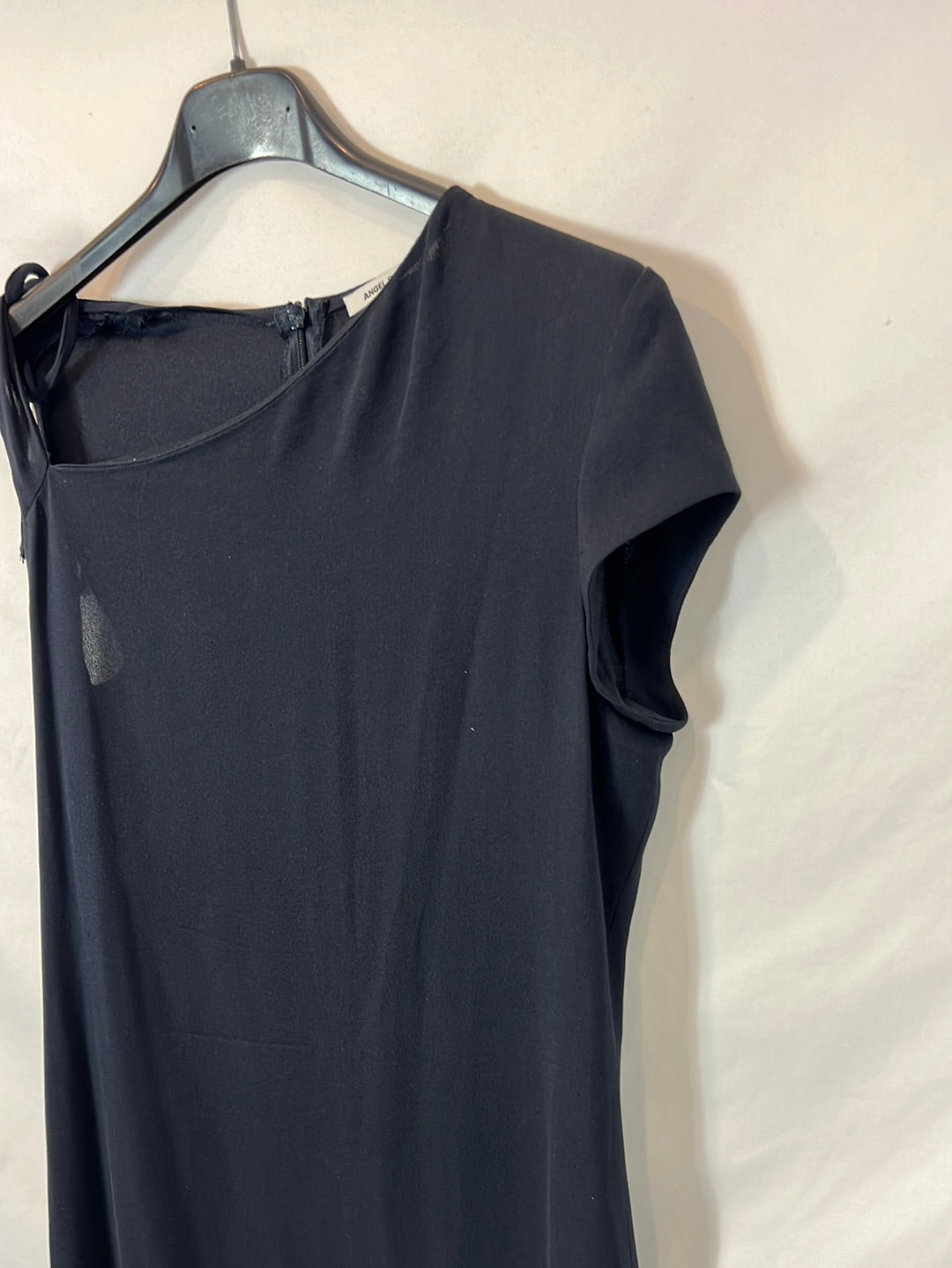 ANGEL SCHLESSER. Asymmetrical blue long dress TU(S)