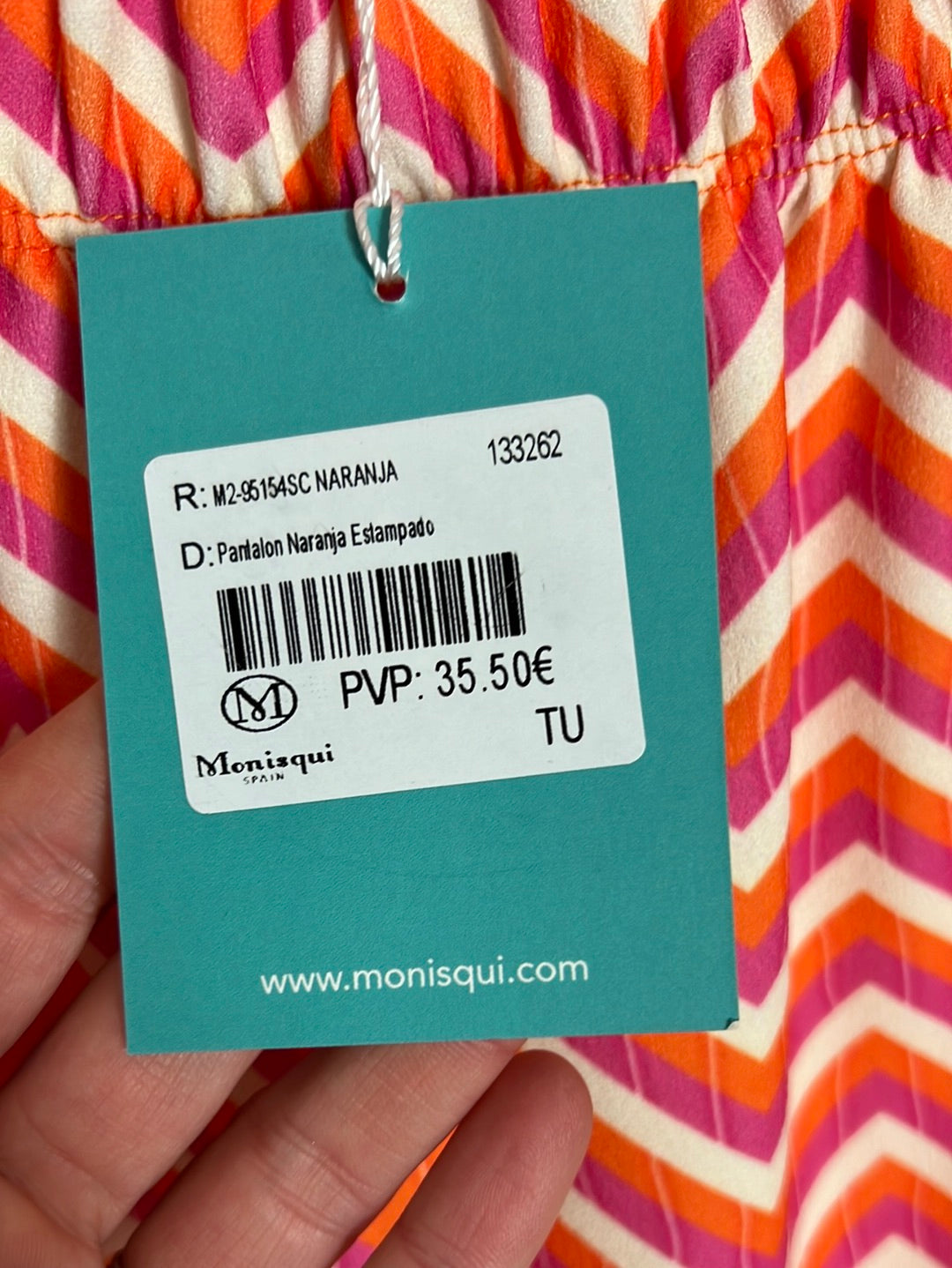 MONISQUE. Pantalón rayas colores T.u(s)