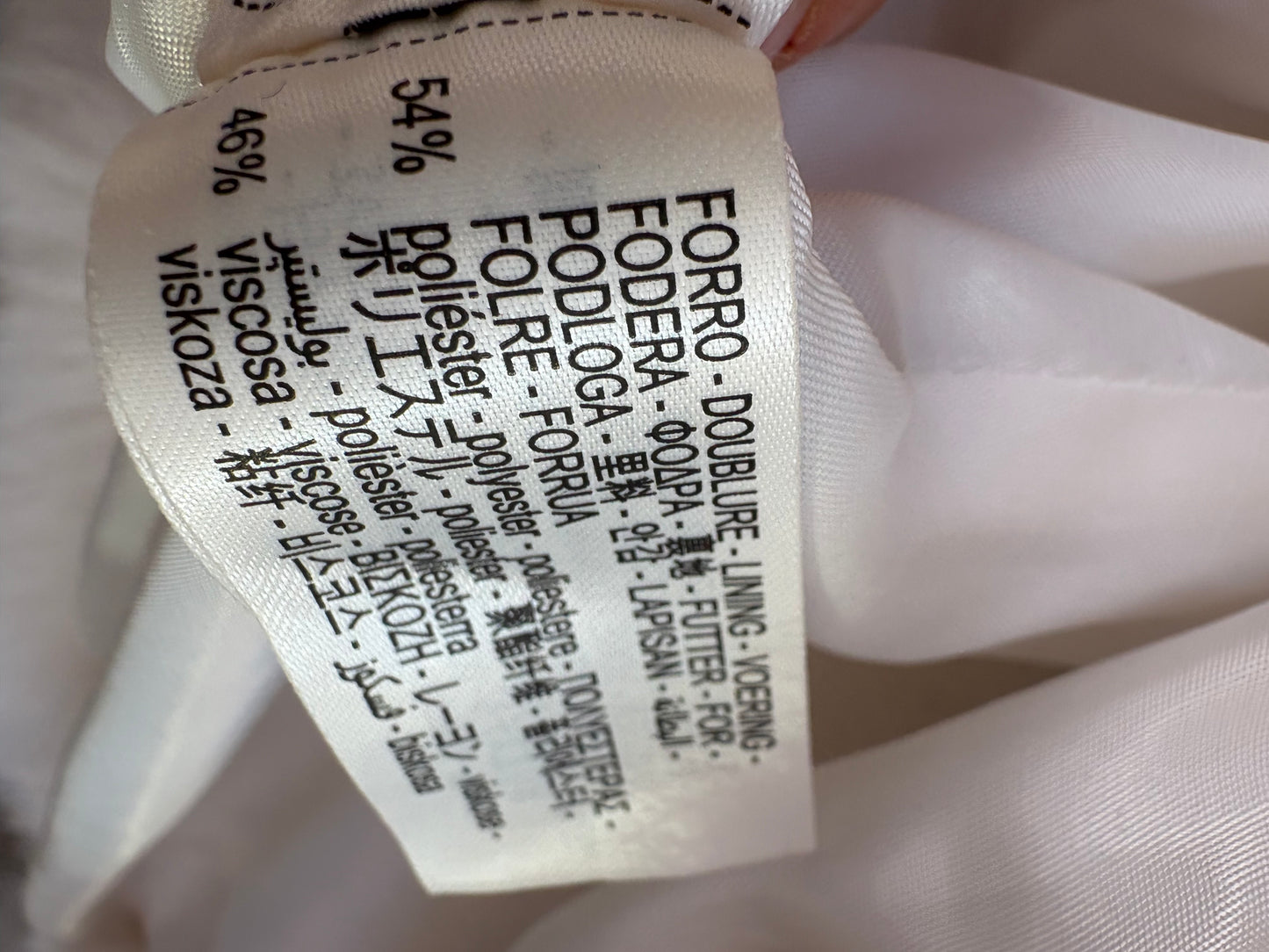 ZARA. Abrigo pelo corto