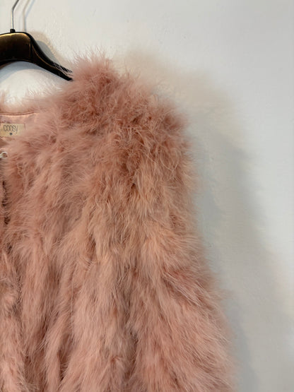 COOSY. Pink down jacket. TS/M