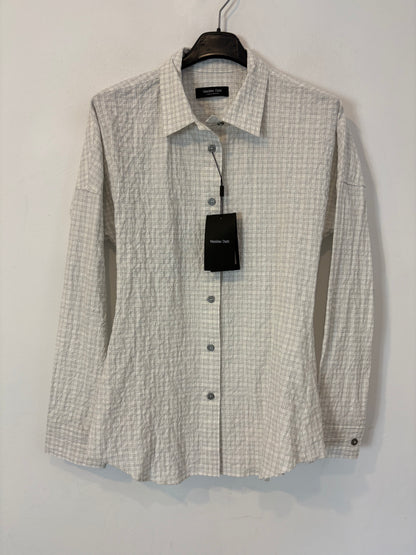 MASSIMO DUTTI. Camisa textura tonos grises