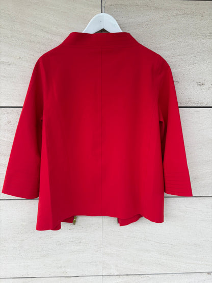 HERNO. Chaqueta roja textura