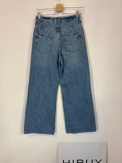 FRAME. Yellow denim jumpsuit. Size XS