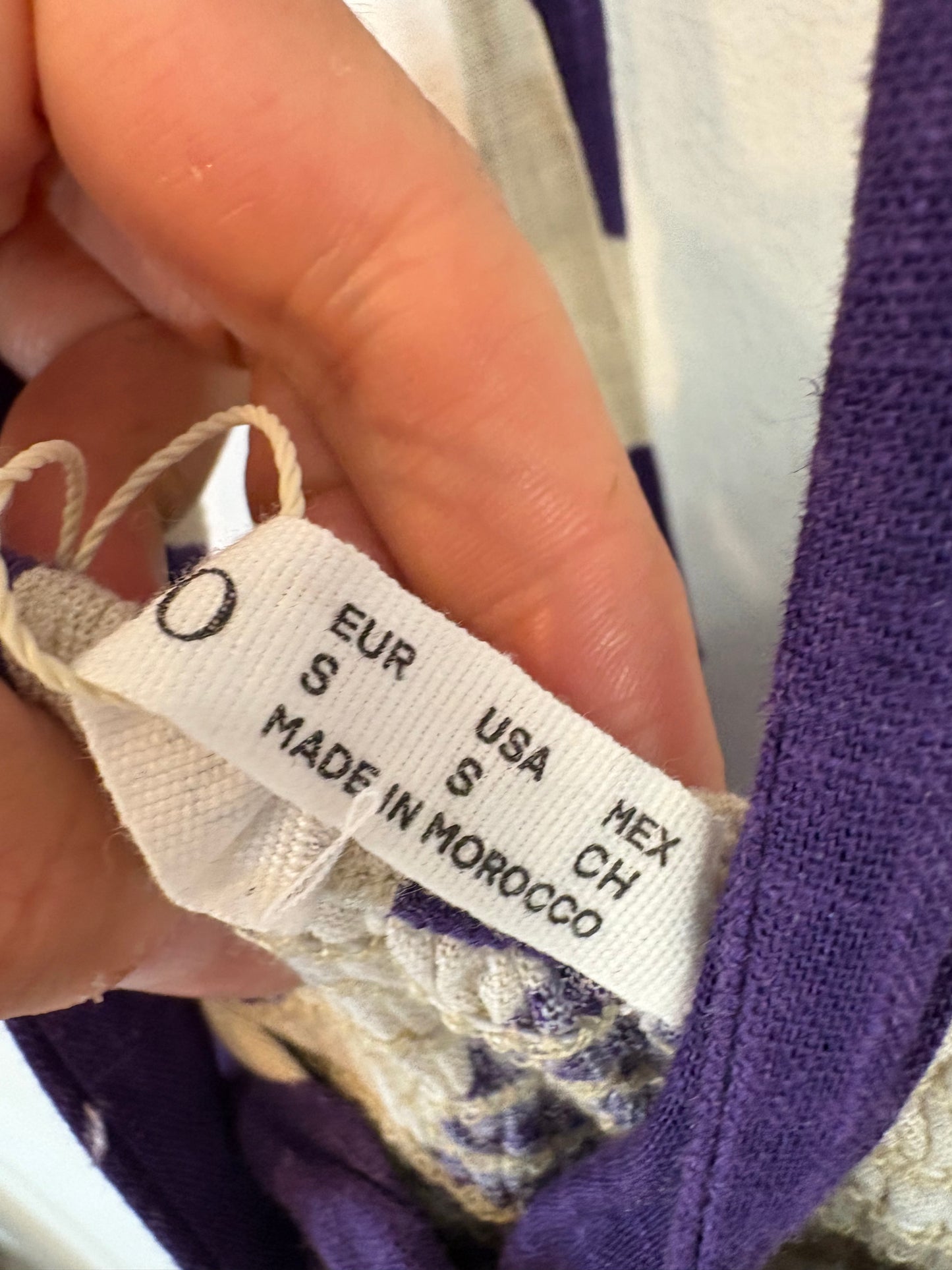 OYSHO. Long floral dress with linen Ts