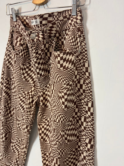 PULL&BEAR. Denim estampado retro. T 38