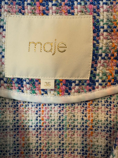 MAJE. Top tweed colores