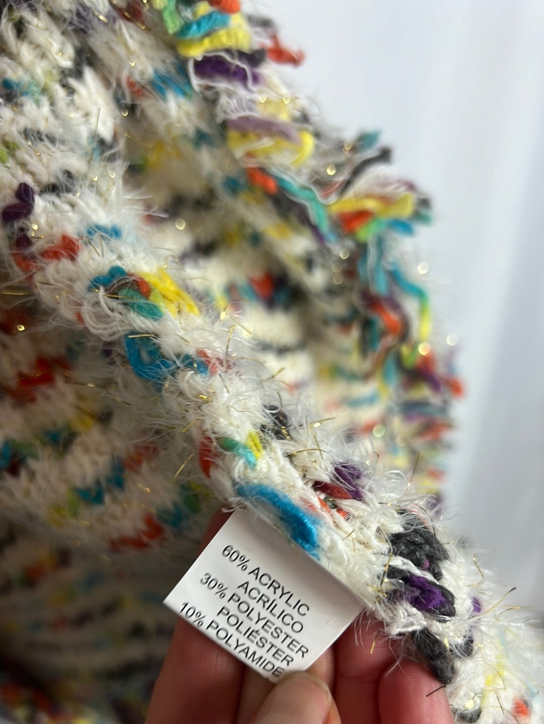 OTRAS. Chaleco colores estilo tweed. T S/M