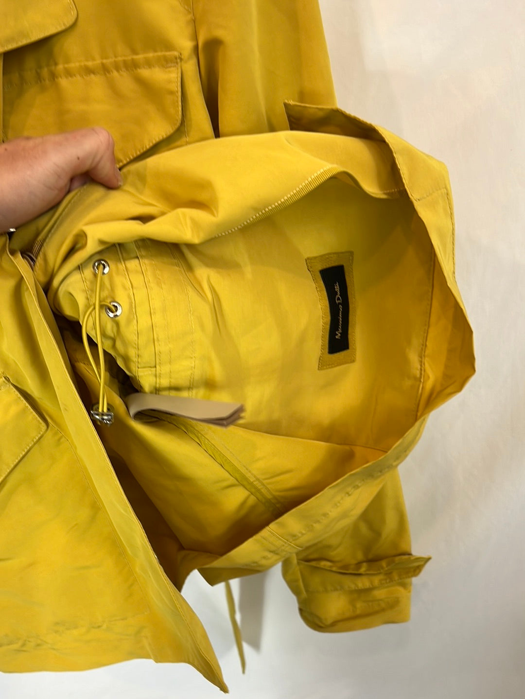 MASSIMO DUTTI. Ts waterproof pistachio parka