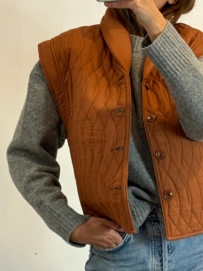 SESSÚN. Chaleco acolchado reversible