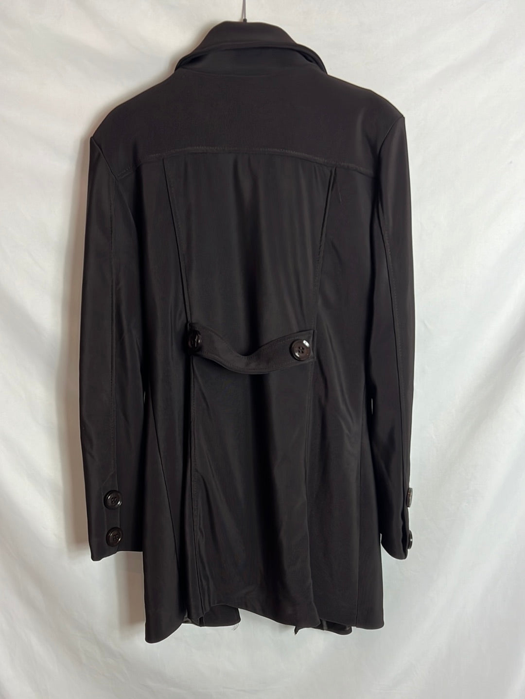 RIMINI. Total look: stretchy brown dress and jacket. Medium/Large