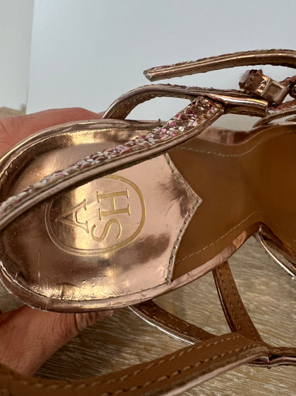 ASH. Sequin platform sandal. T 39