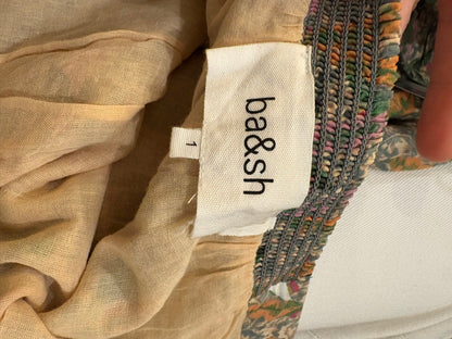 BA&amp;SH. Total crop top and floral skirt look. Size 1 (36)