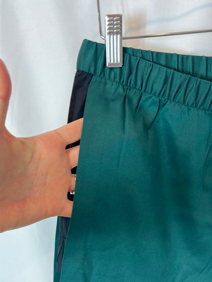 ALEXANDER WANG. Silk green shorts. TS