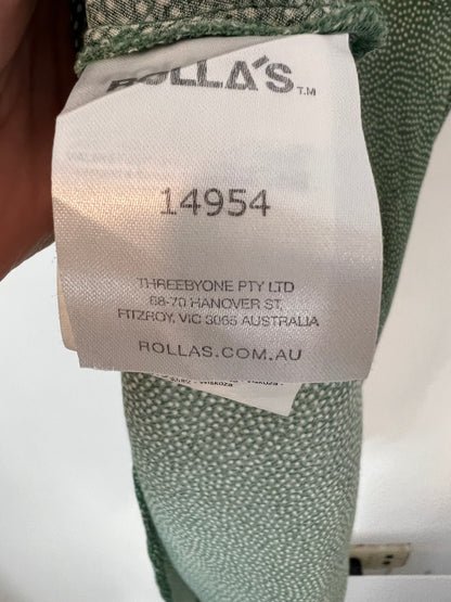 ROLLA'S. Green polka dot dress TM