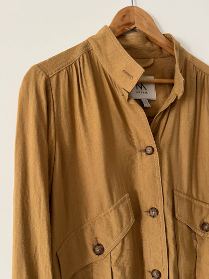 ZARA. Long brown dress TM