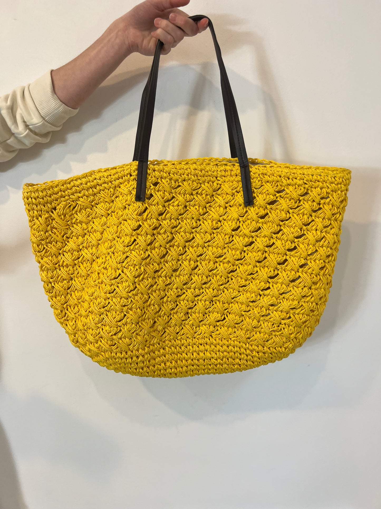 PURIFICACION GARCIA. Bolso grande doble textura