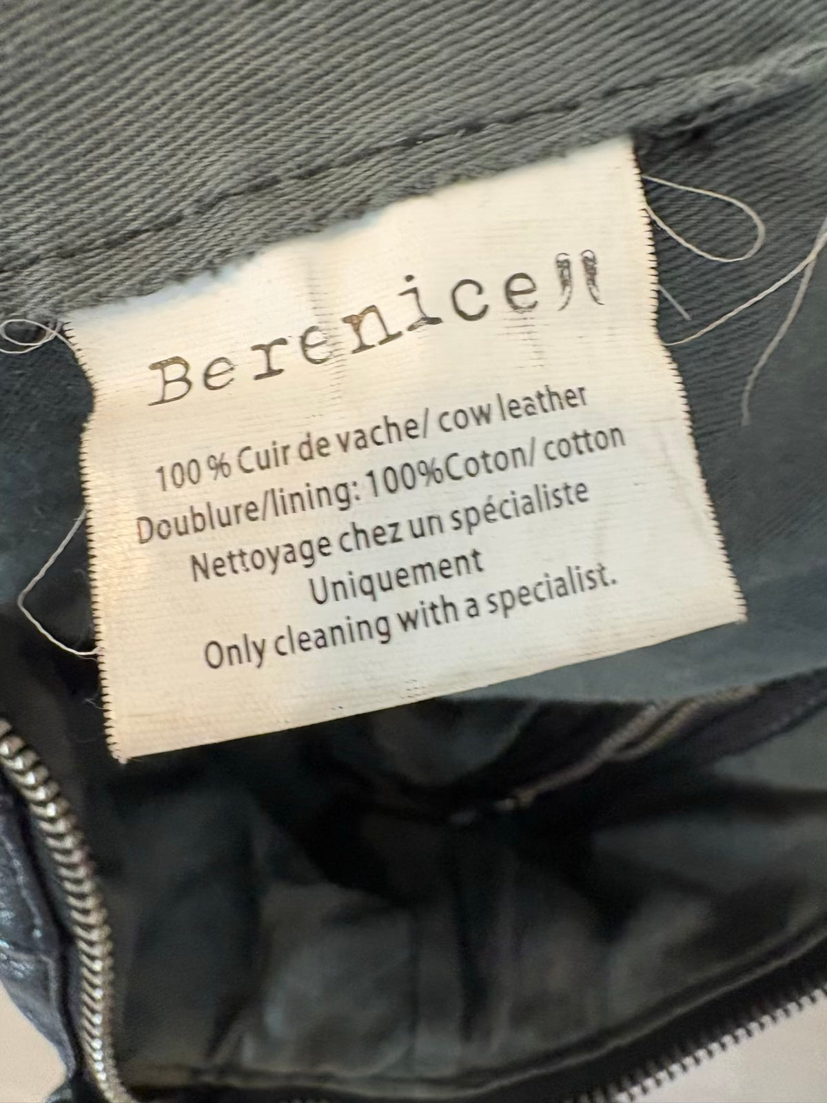 BERENICE. Bolso piel doble asa en negro