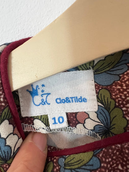 CLO&amp;TILDE. Floral print blouse. Size 10 years.