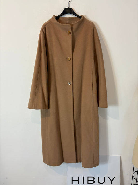 ADOLFO DOMÍNGUEZ. Abrigo largo  lana y cashmere