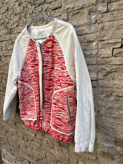 IRO. Chaqueta bicolor con peil