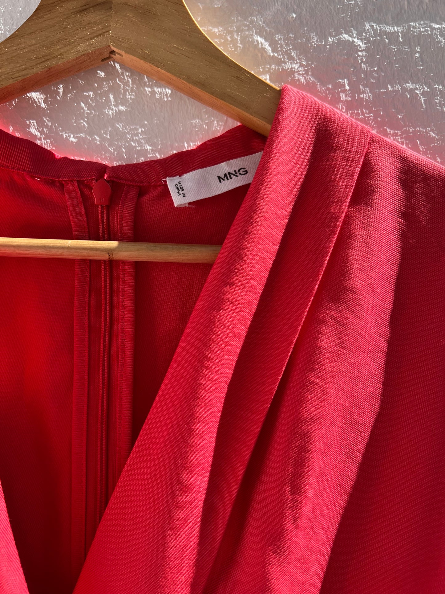 MANGO. Flowy pink jumpsuit Tm