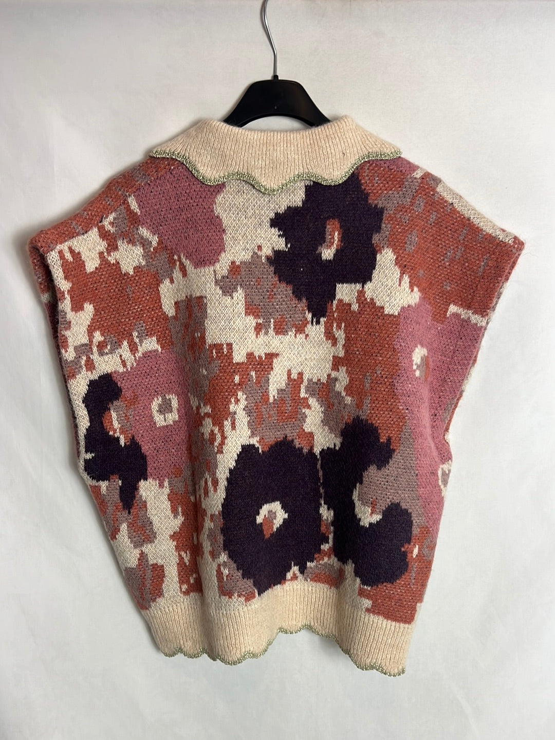 MEISÏE. Jersey sin mangas punto estampado. T M